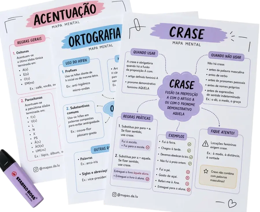 Pilha de flashcards impressos em A4